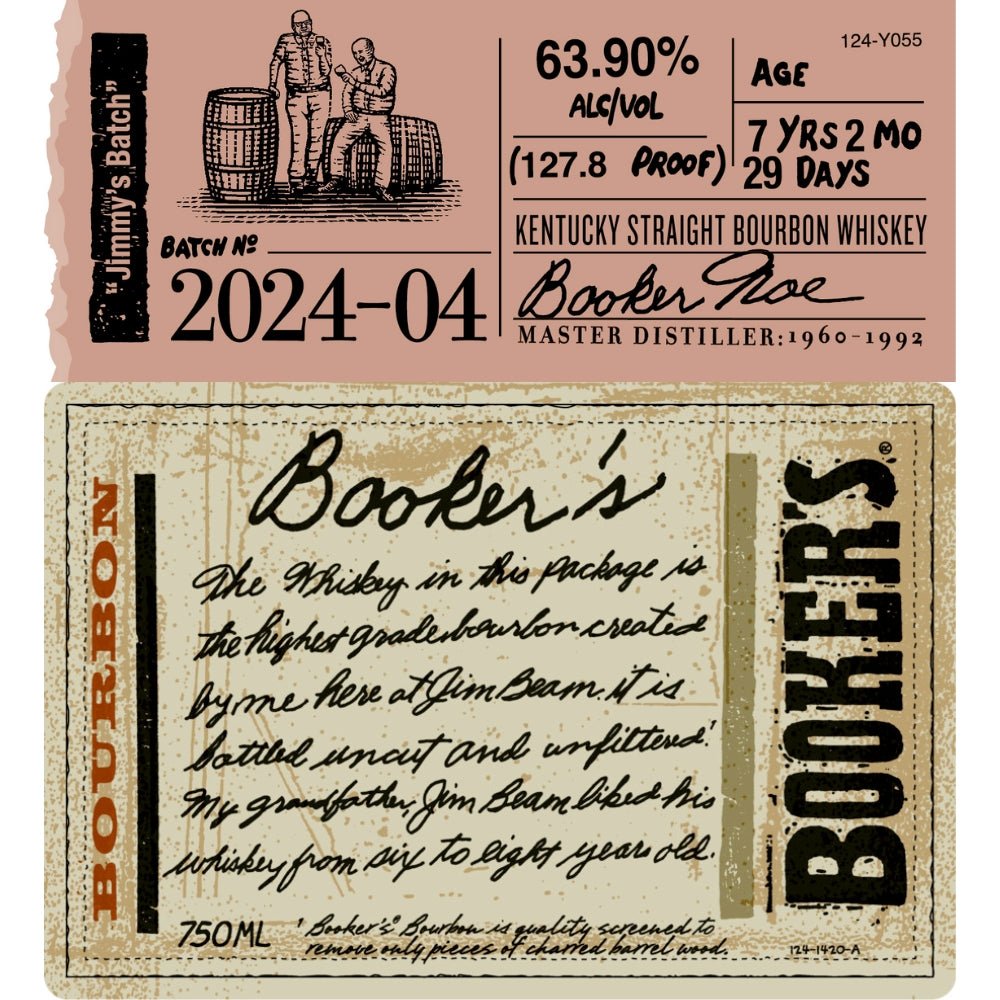 Booker's Bourbon 2024-04 “Jimmy's Batch” Bourbon Booker's   