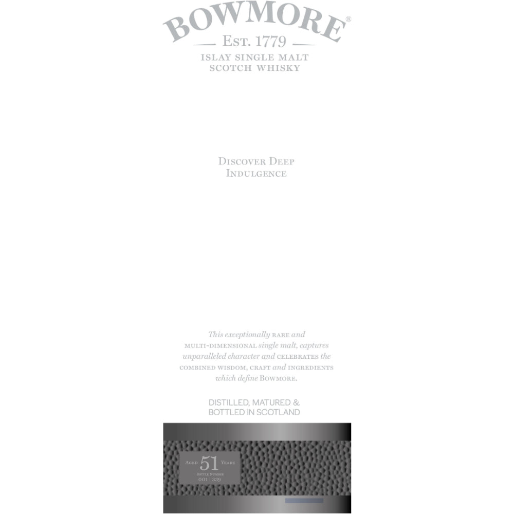 Bowmore 51 Year Old 1971 Scotch Bowmore   