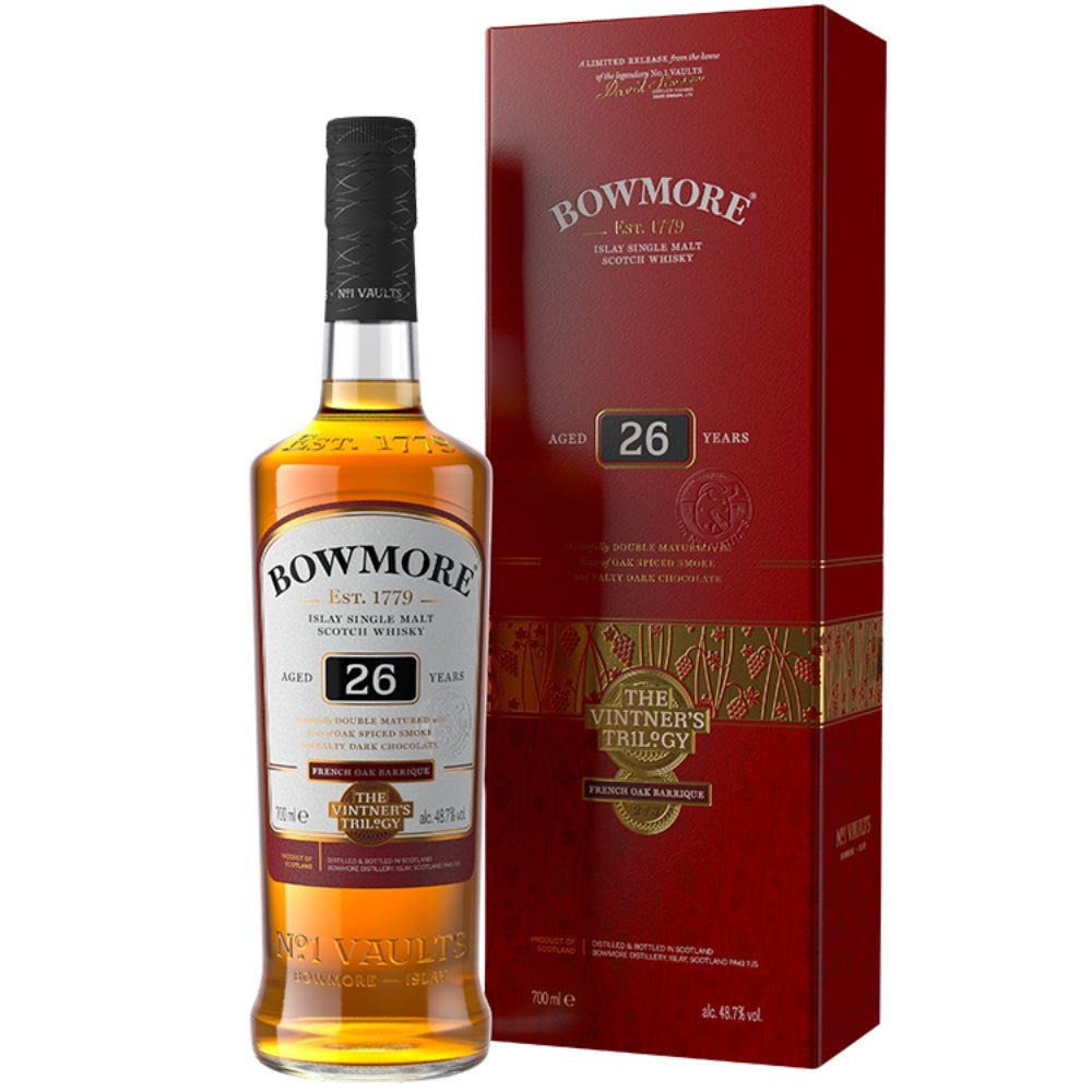 Bowmore Vintner’s Trilogy: 26 Year Old Wine Matured Scotch Bowmore   