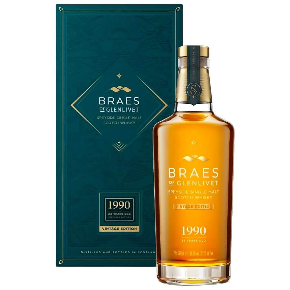 Braes of Glenlivet 1990 Vintage Edition - Secret Speyside Scotch Secret Speyside   