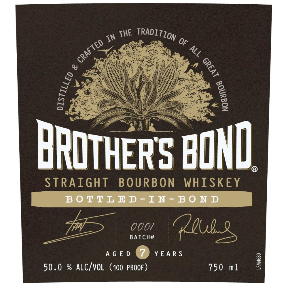 Brother’s Bond 7 Year Old Bottled in Bond Bourbon Bourbon Brother's Bond Bourbon