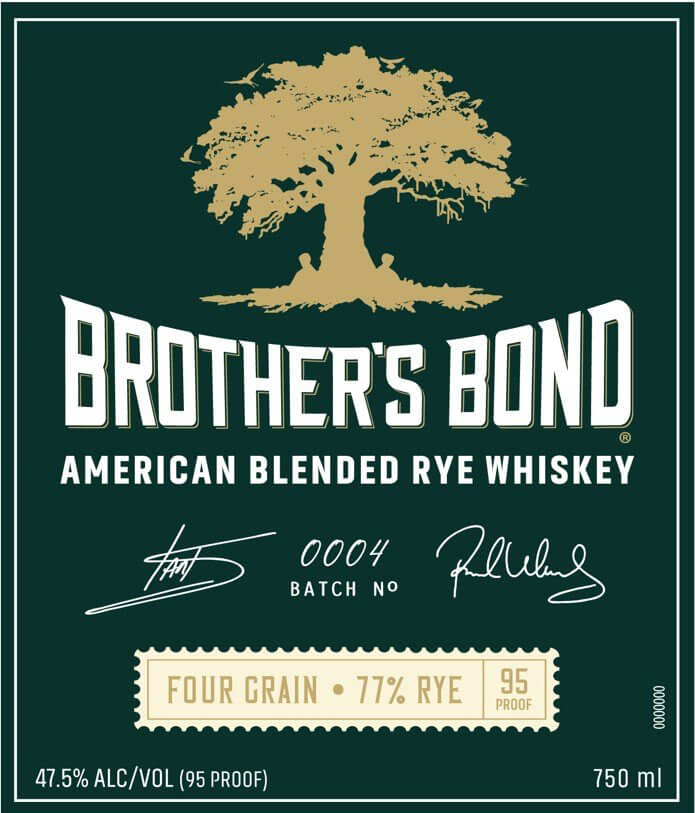 Brother's Bond American Blended Rye Whiskey Batch 0004 Rye Whiskey Brother's Bond Bourbon   