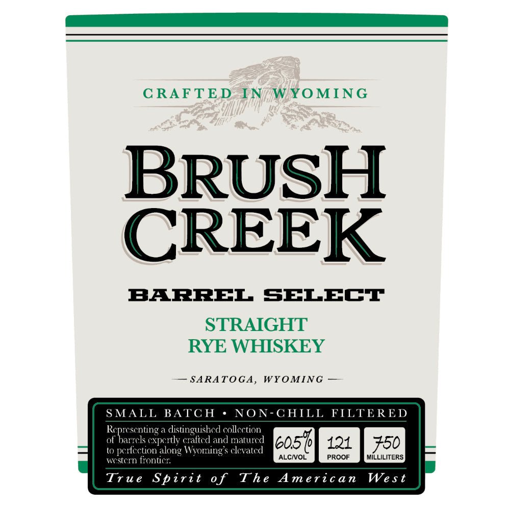 ﻿Brush Creek Barrel Select Rye Rye Whiskey Brush Creek Distillery