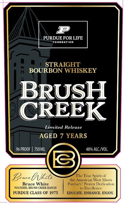 Brush Creek Straight Bourbon Whiskey Aged 7 Years – 750ml  Brush Creek Distillery   