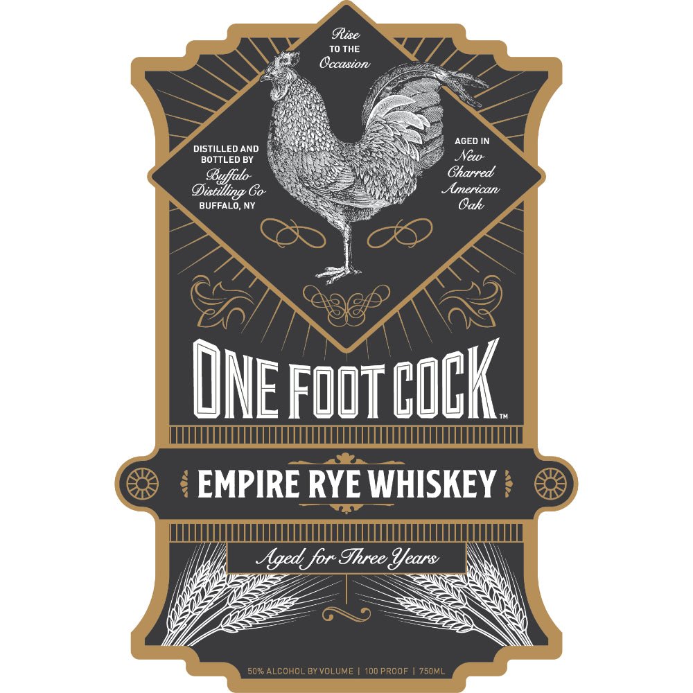 Buffalo Distilling One Foot Cock Empire Rye Rye Whiskey Buffalo Distilling