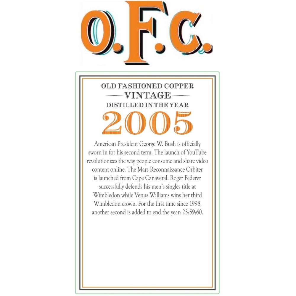 Buffalo Trace O.F.C. 2005 Bourbon Buffalo Trace   