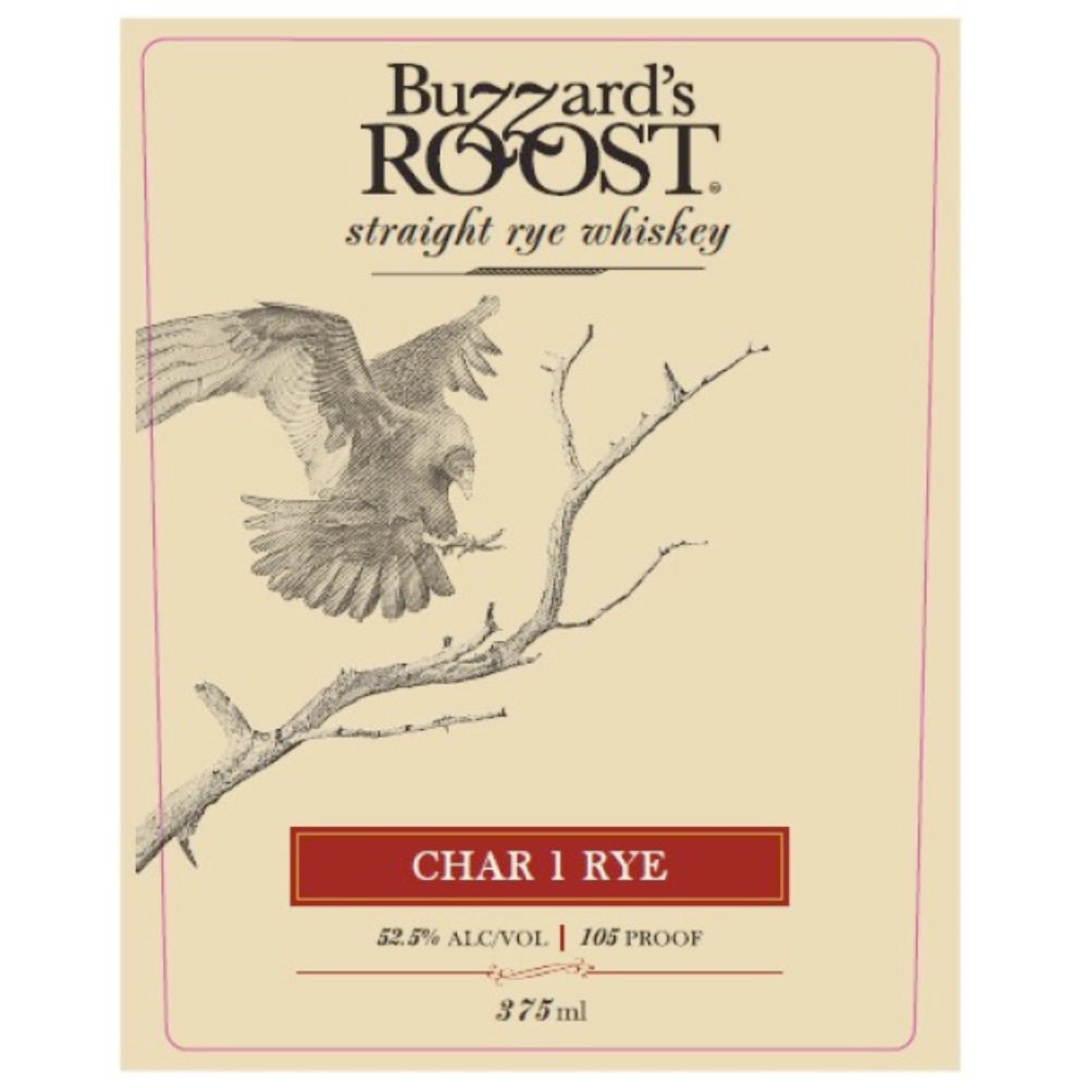 Buzzard’s Roost Char 1 Straight Rye Rye Whiskey Buzzard's Roost Whiskey