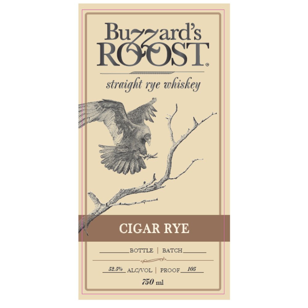 Buzzard’s Roost Cigar Straight Rye Rye Whiskey Buzzard's Roost Whiskey