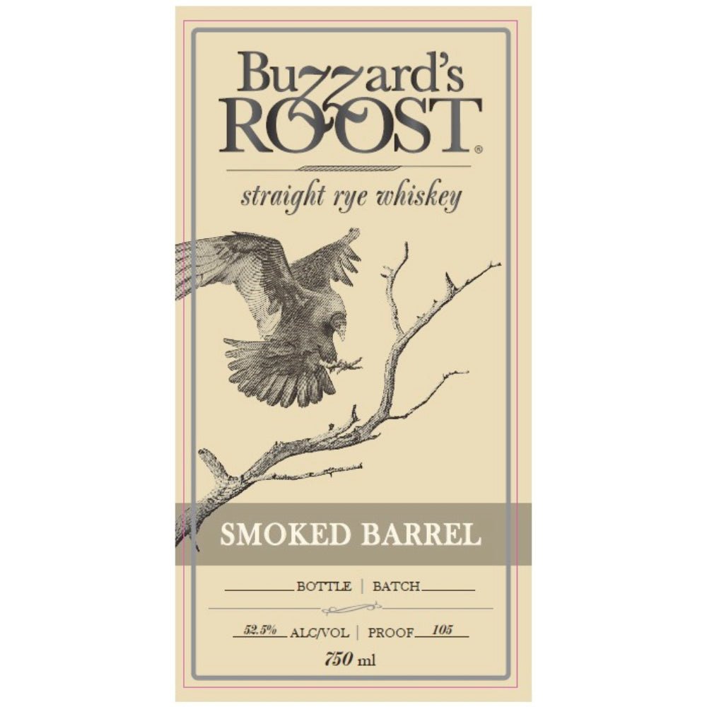 Buzzard’s Roost Smoked Barrel Straight Rye Rye Whiskey Buzzard's Roost Whiskey