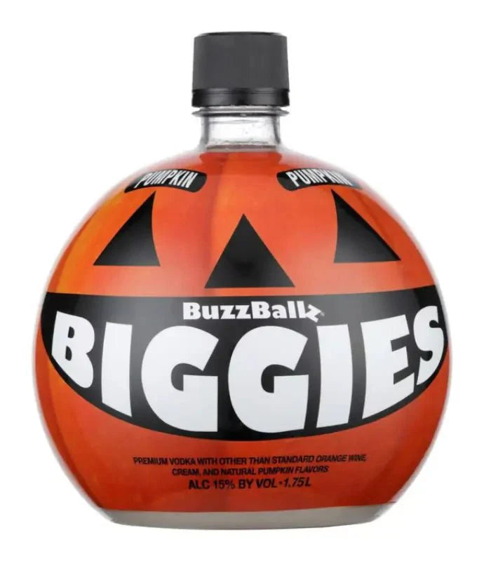 Buzzballz Biggies Pumpkin Pre-Mixed Cocktails 1.75L Liqueur Buzzballz   