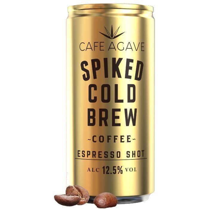 Cafe Agave Spiked Cold Brew Coffee Espresso Shot | 4 Pack Spiked Cold Brew Coffee Cafe Agave