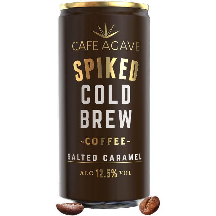 Cafe Agave Spiked Cold Brew Coffee Salted Caramel | 4 Pack Spiked Cold Brew Coffee Cafe Agave