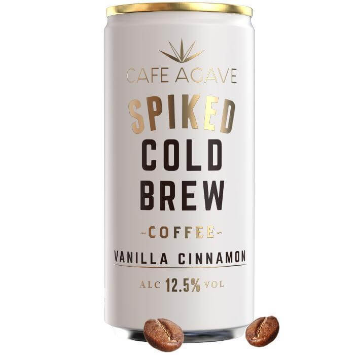 Cafe Agave Spiked Cold Brew Coffee Vanilla Cinnamon | 4 Pack Spiked Cold Brew Coffee Cafe Agave