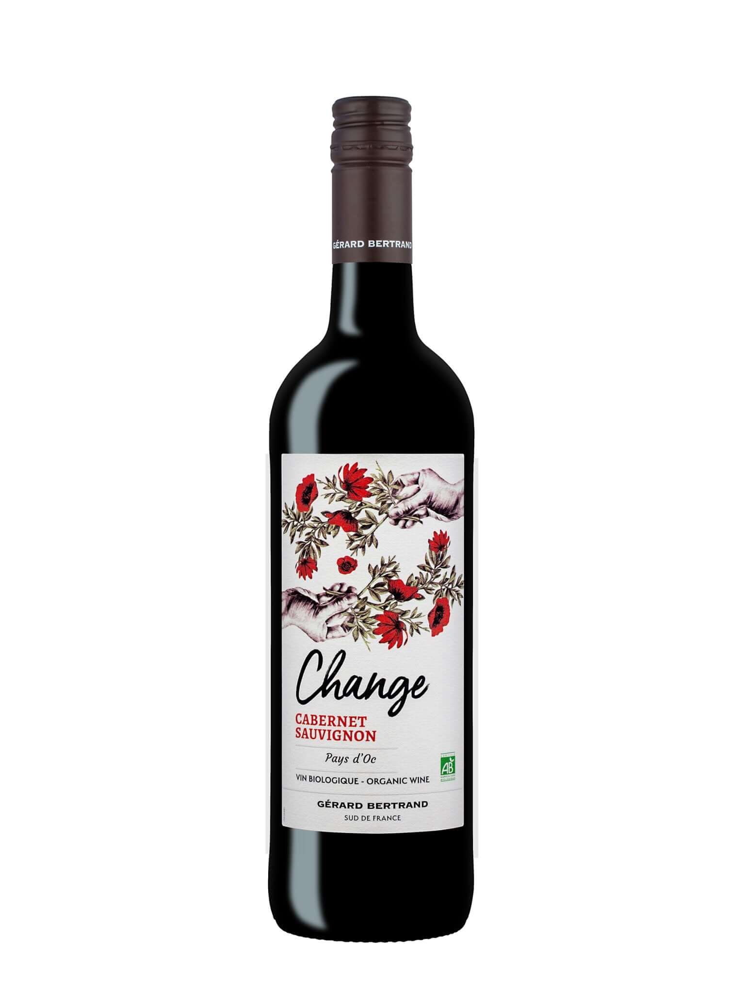 Change Cabernet Sauvignon Red wine Gérard Bertrand 2021 750ml 