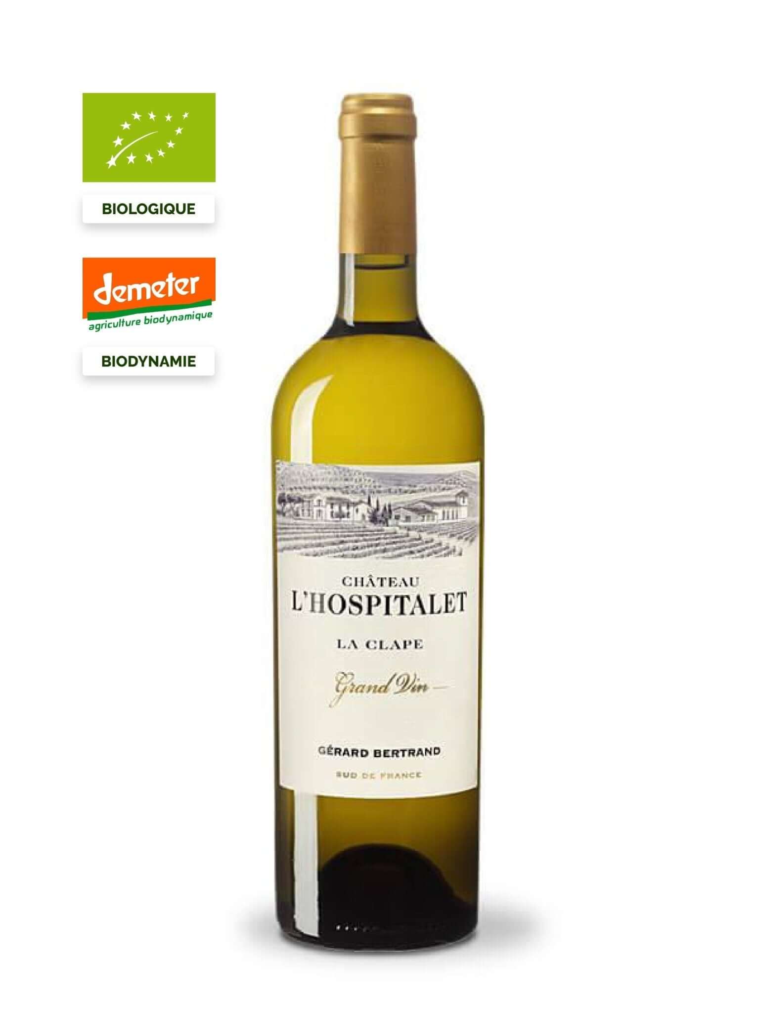 Château L'Hospitalet Grand Vin white wine White wine Gérard Bertrand   