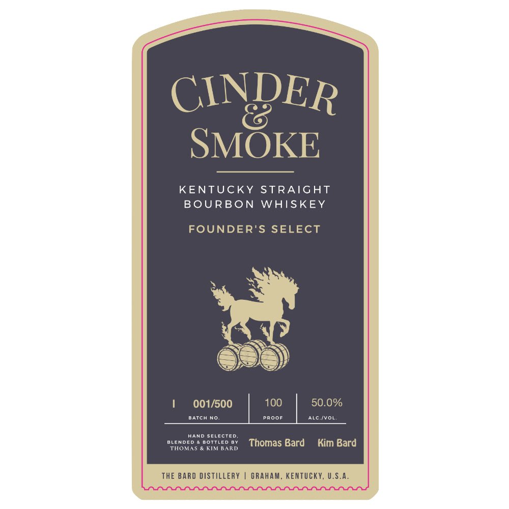 Cinder & Smoke Founder’s Select Bourbon Bourbon The Bard Distillery