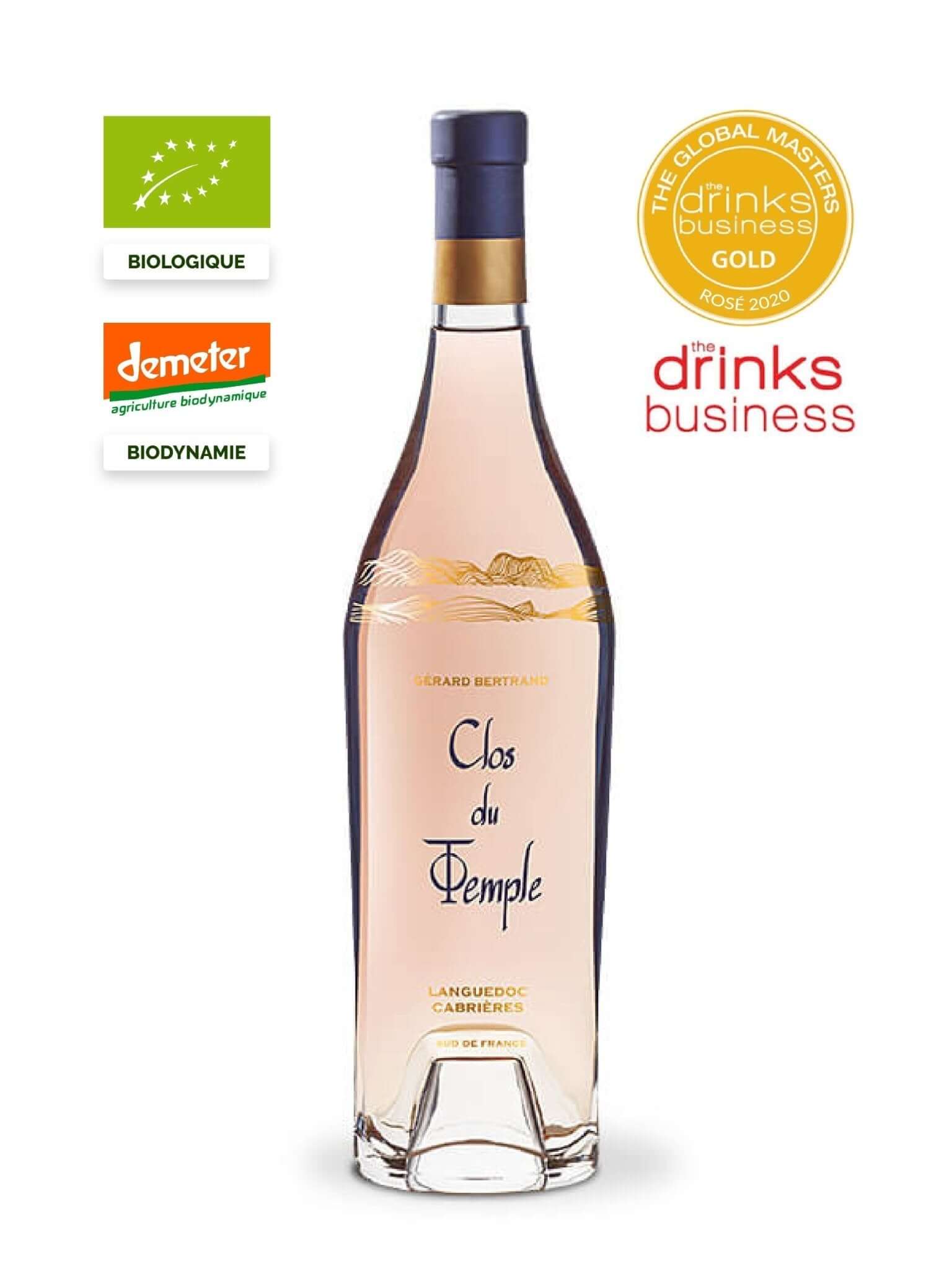 Clos du Temple Rosé wine Gérard Bertrand   