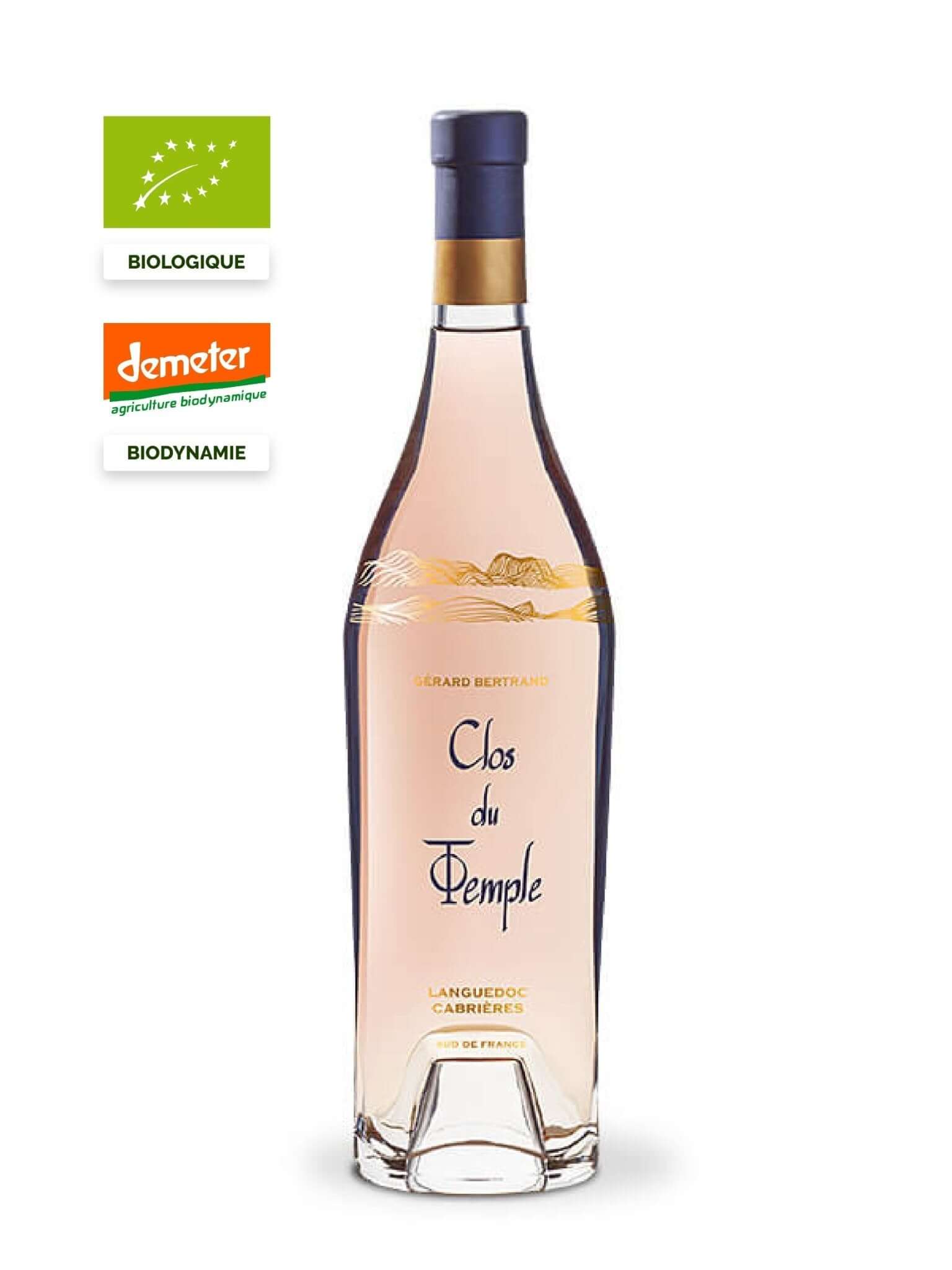 Clos du Temple Rosé wine Gérard Bertrand   