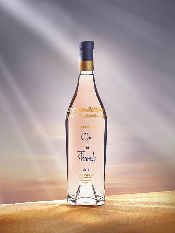 Clos du Temple Rosé wine Gérard Bertrand 2022 750ml 