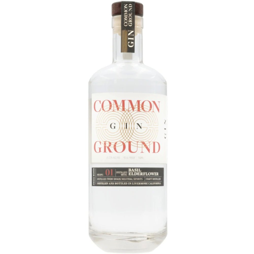 Common Ground Gin Recipe 01 - Basil and Elderflower Gin Common Ground Spirits