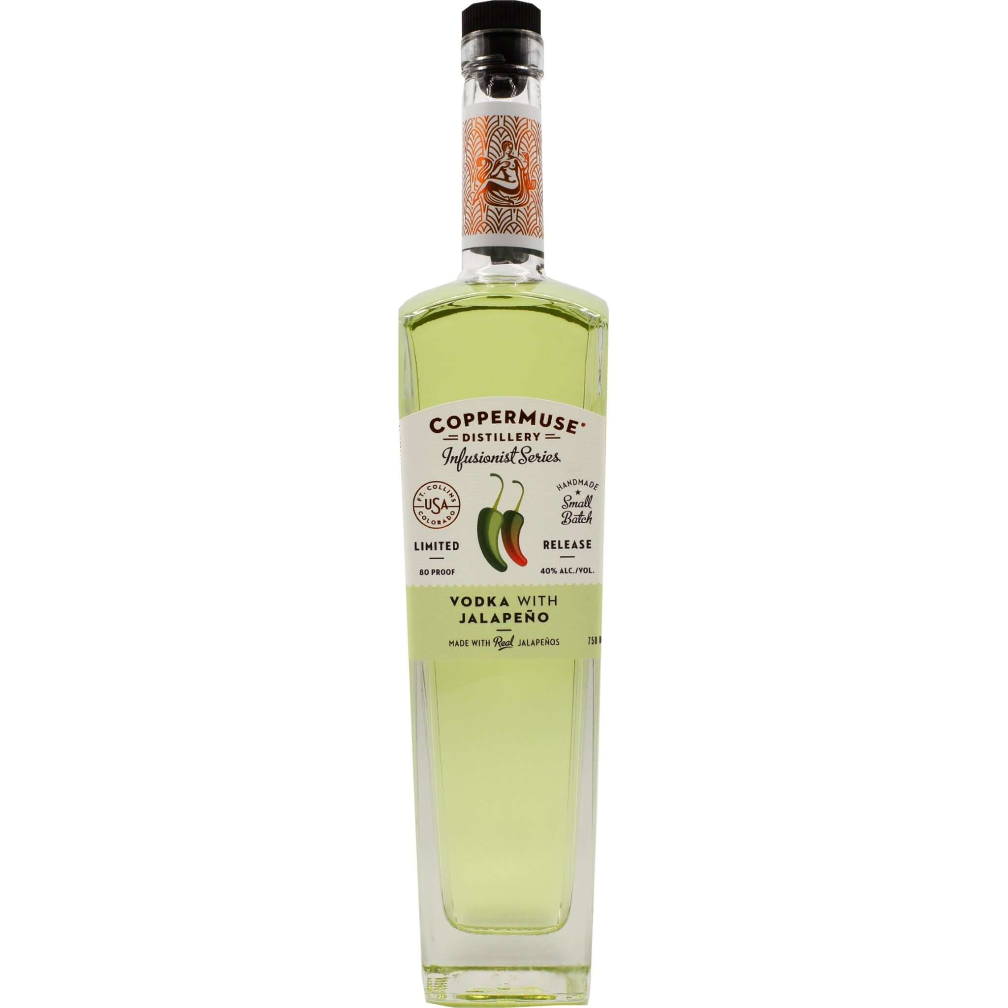 Coppermuse Distillery 'Infusionist Series' Jalapeno Vodka, Colorado Vodka Empire   