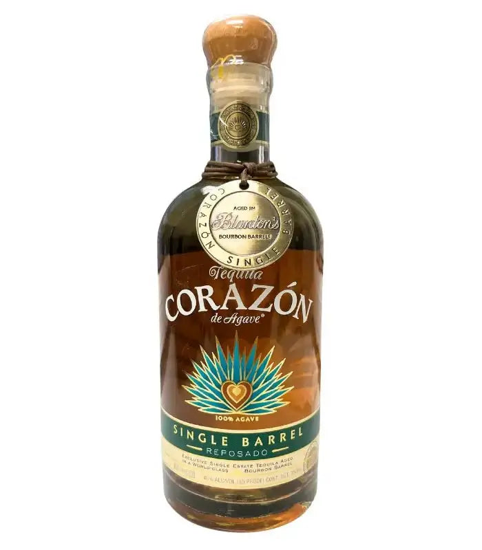 Corazon Single Barrel Reposado Aged in Blanton's Bourbon Barrels 750mL Reposado Corazon   