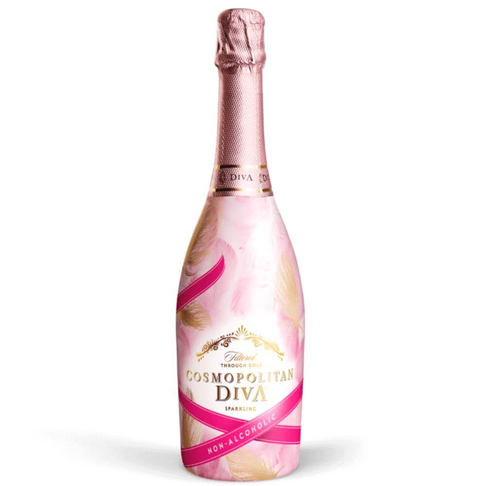 Cosmopolitan Diva Sparkling Non-Alcoholic Non-Alcoholic Cosmopolitan Diva