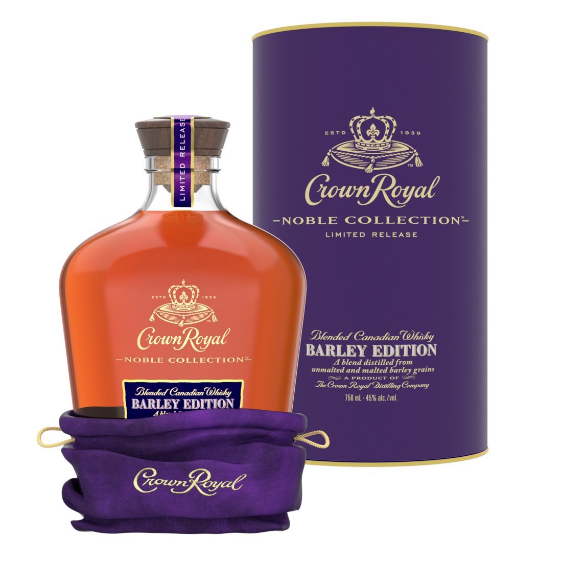 Crown Royal Noble Collection Barley Edition Canadian Whisky Crown Royal   