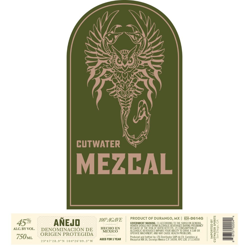 Cutwater Mezcal Añejo Mezcal Cutwater Spirits   