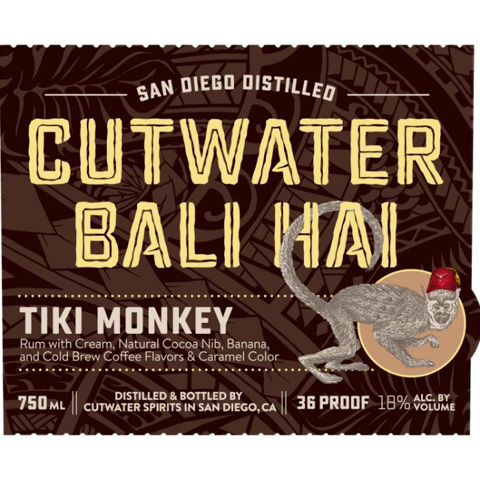 Cutwater Spirits Bali Hai Tiki Monkey Rum Cutwater Spirits   