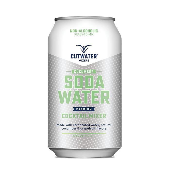 Cutwater Spirits Cucumber Soda Water Mixer (4 Pack – 12 Ounce Cans) Canned Cocktails Cutwater Spirits   