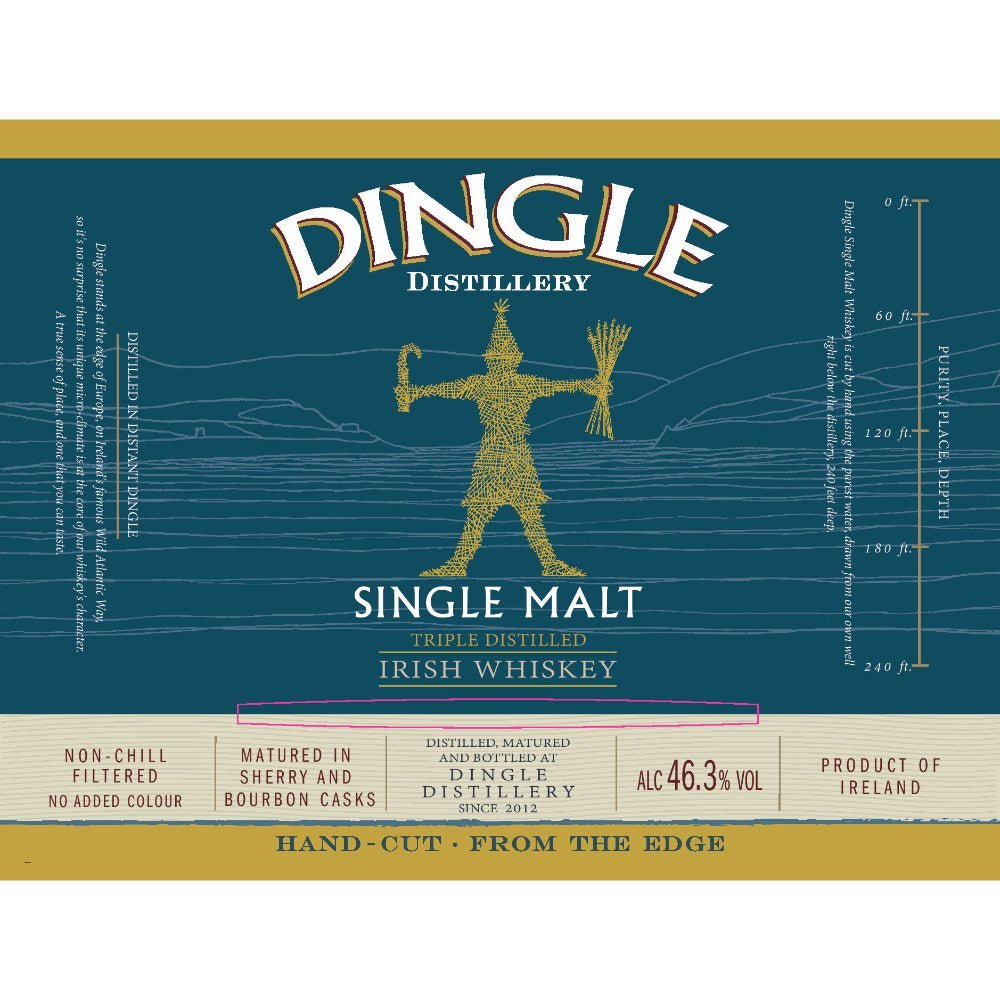 Dingle Single Malt Triple Distilled Irish Whiskey Irish whiskey Dingle Distillery   