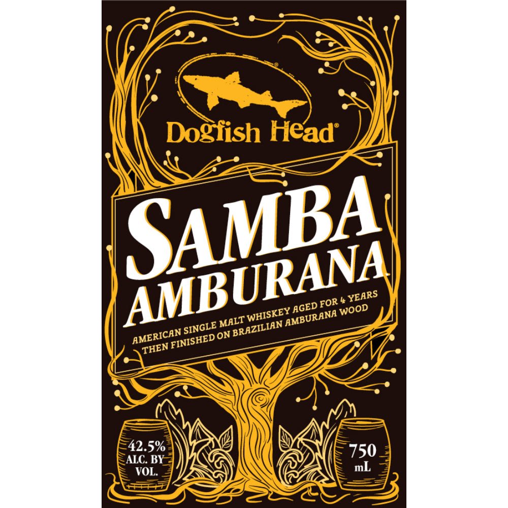 Dogfish Head Samba Amburana Single Malt Whiskey Single Malt Whiskey Dogfish Head   