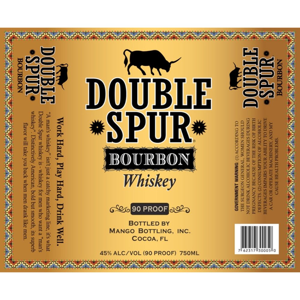 Double Spur Bourbon Whiskey Bourbon Mango Bottling