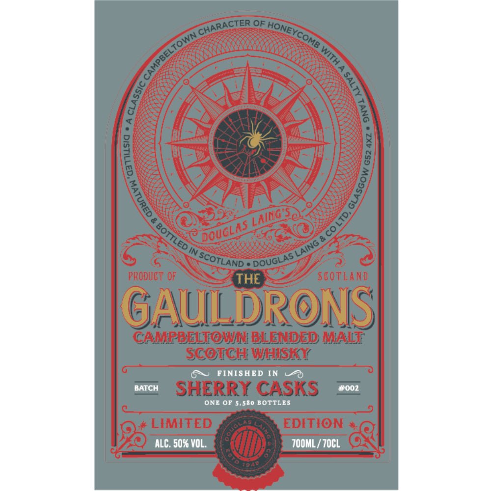 Douglas Laing The Gauldrons Campbeltown Blended Malt Scotch Batch 2 Scotch Douglas Laing   