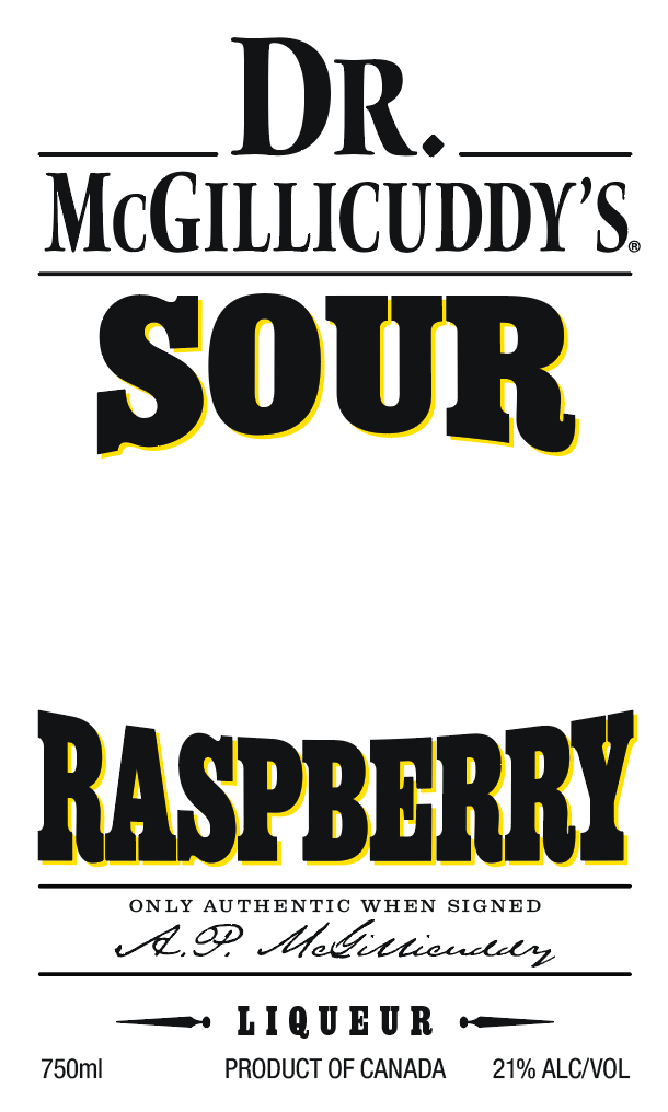 Dr. McGillicuddy's Sour Raspberry Liqueur Liqueur Dr. McGillicuddy's