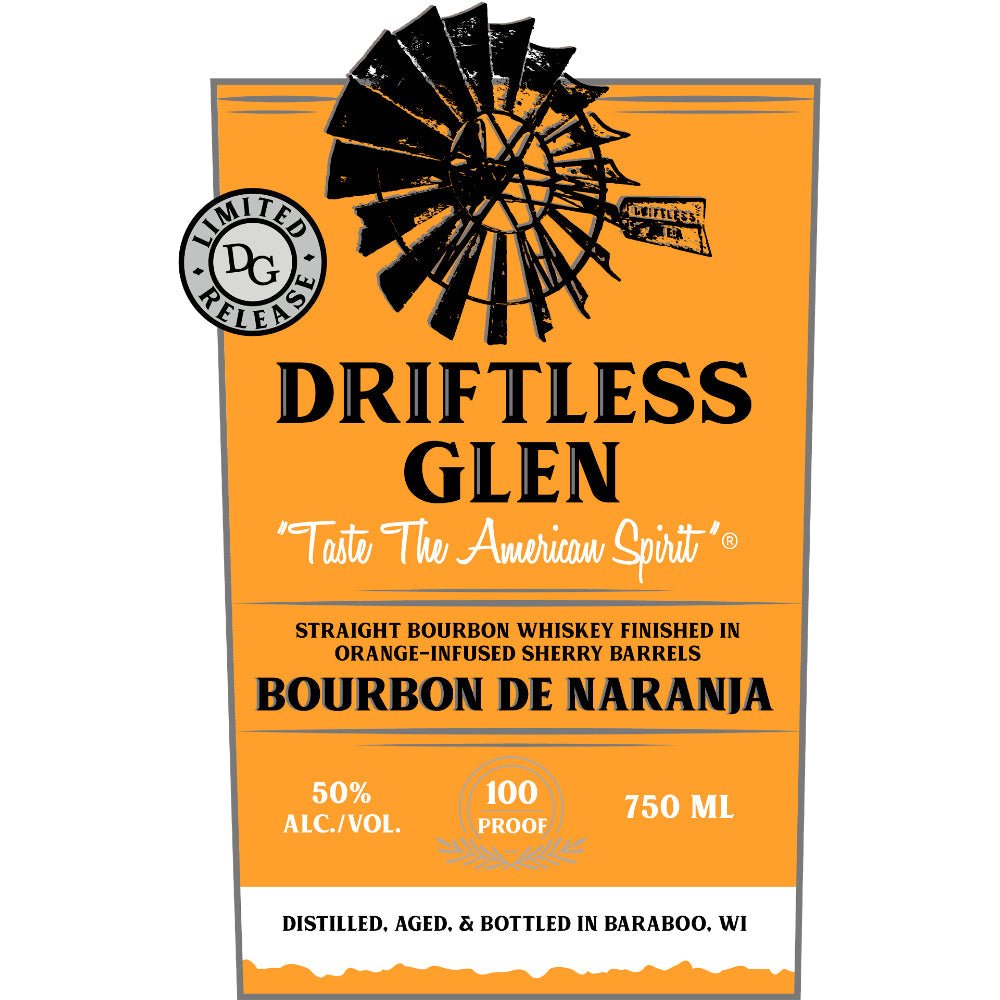 Driftless Glen Bourbon de Naranja Bourbon Driftless Glen Distillery