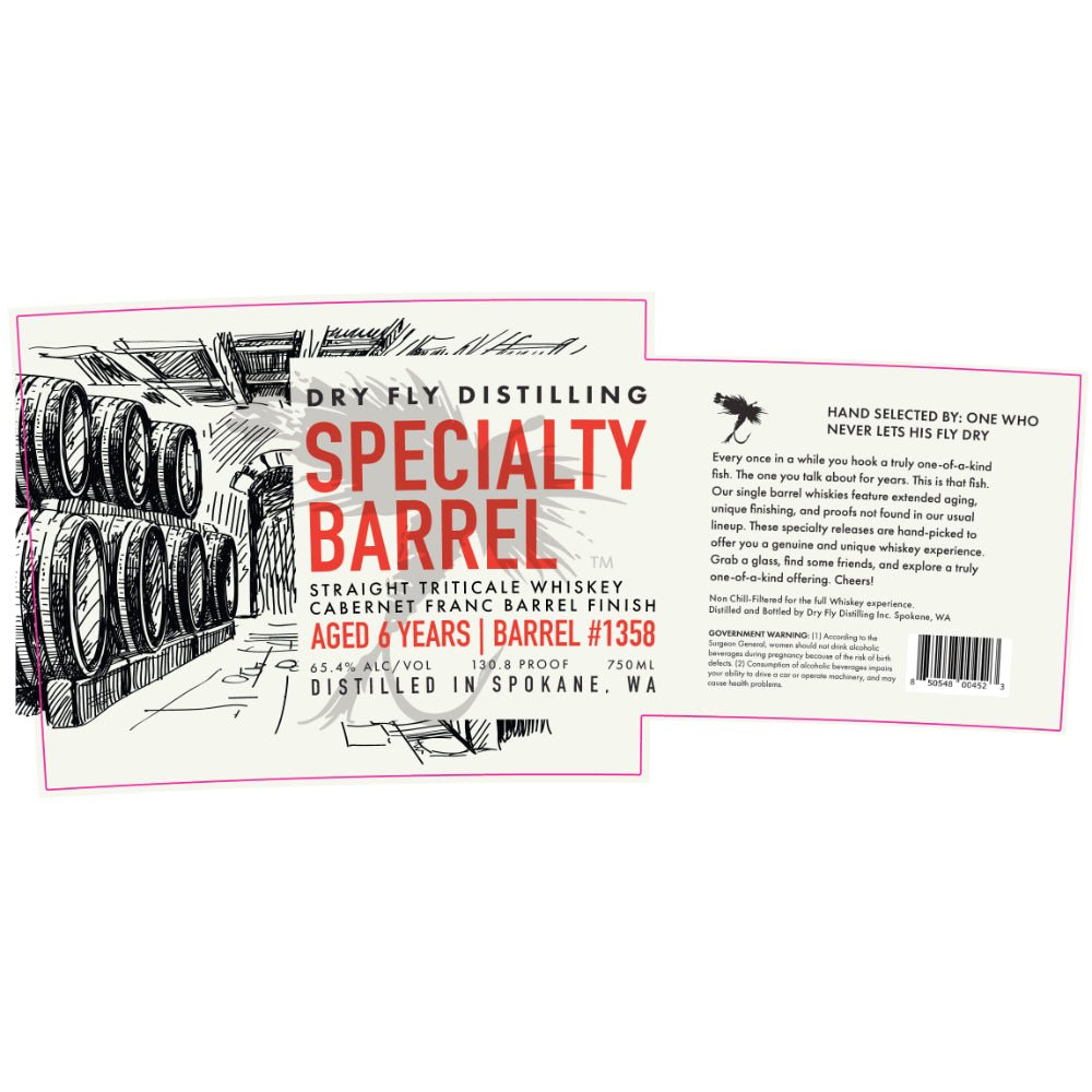 Dry Fly Specialty Barrel Straight Triticale Whiskey American Whiskey Dry Fly Distilling