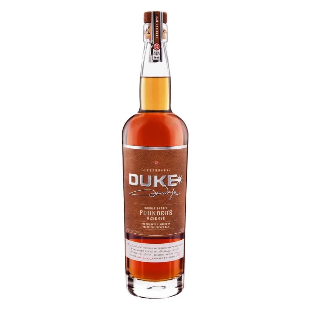 Duke Double Barrel Founder's Reserve Rye Rye Whiskey Duke Bourbon