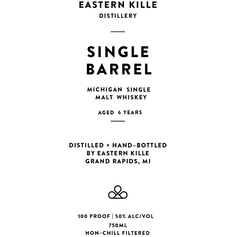 Eastern Kille Distillery Single Barrel Single Malt Whiskey Single Malt Whiskey Eastern Kille Distillery