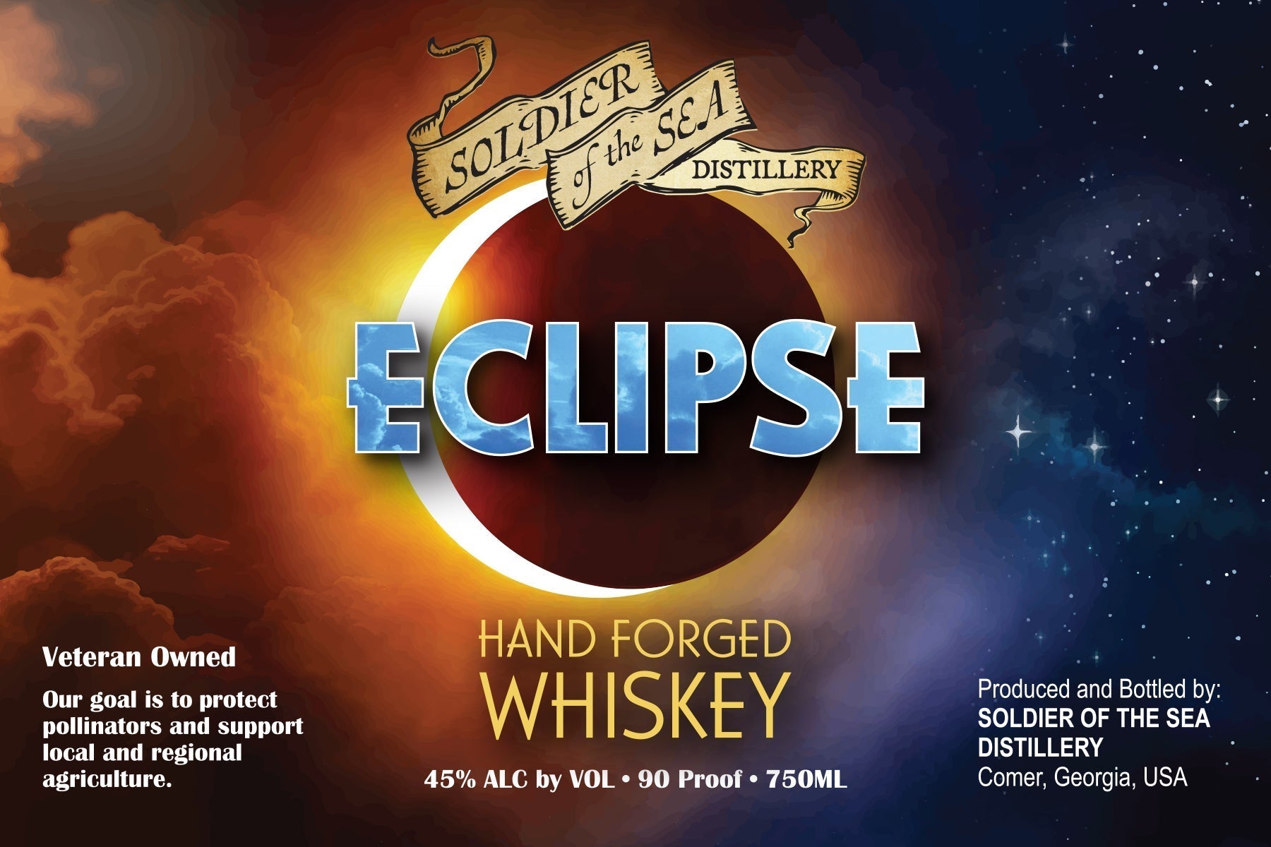 Eclipse Hand Forged Whiskey  Soldier Of the Sea   