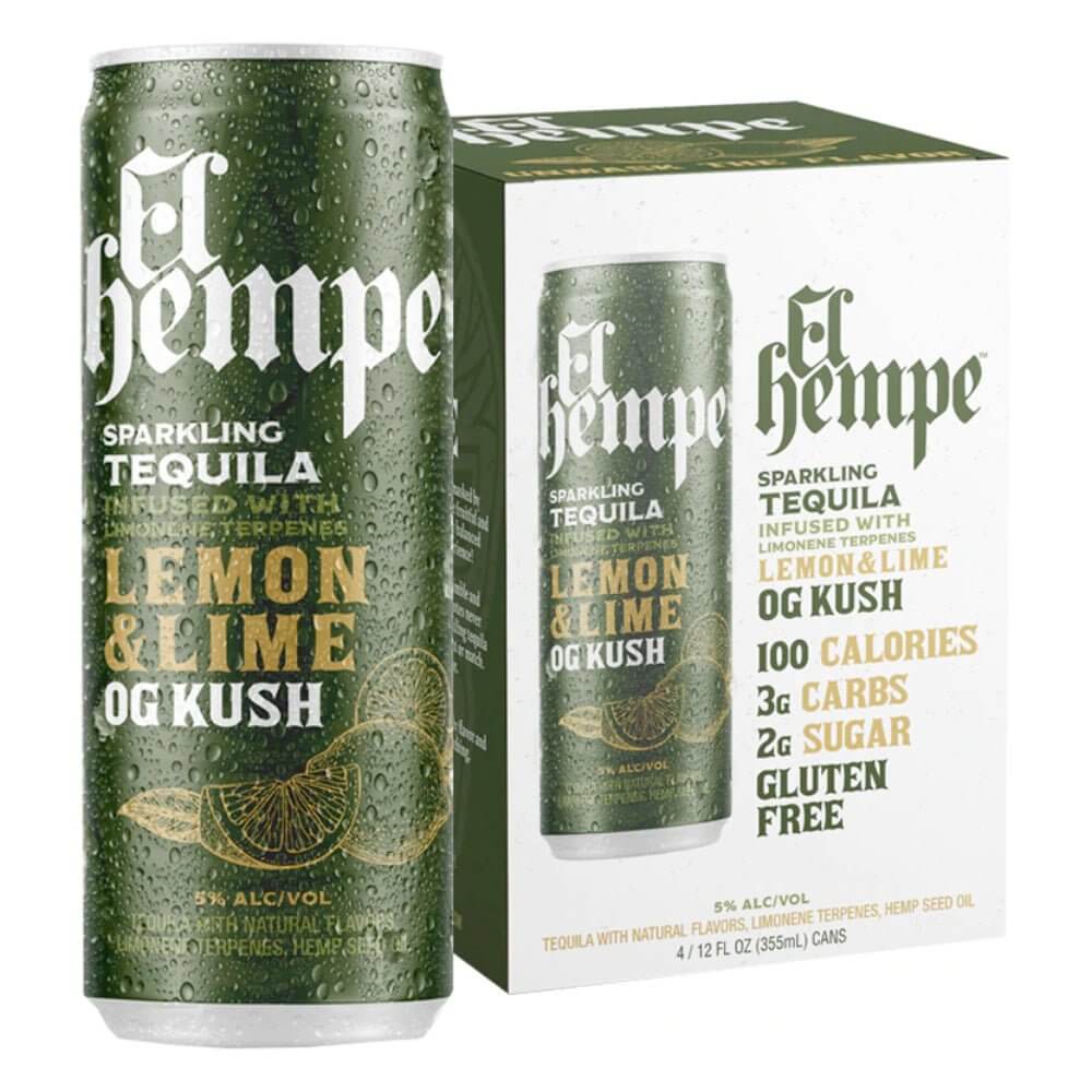 El Hempe Lemon & Lime 4pk Ready-To-Drink Cocktails El Hempe Spirits