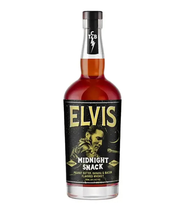 Elvis Midnight Snack PBB&B Flavored Whiskey 750mL American Whiskey Elvis   