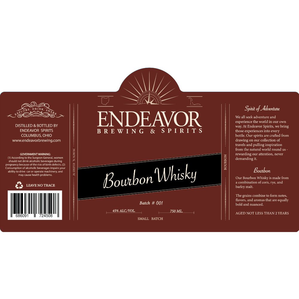 Endeavor Brewing & Spirits Bourbon Bourbon Endeavor Brewing & Spirits