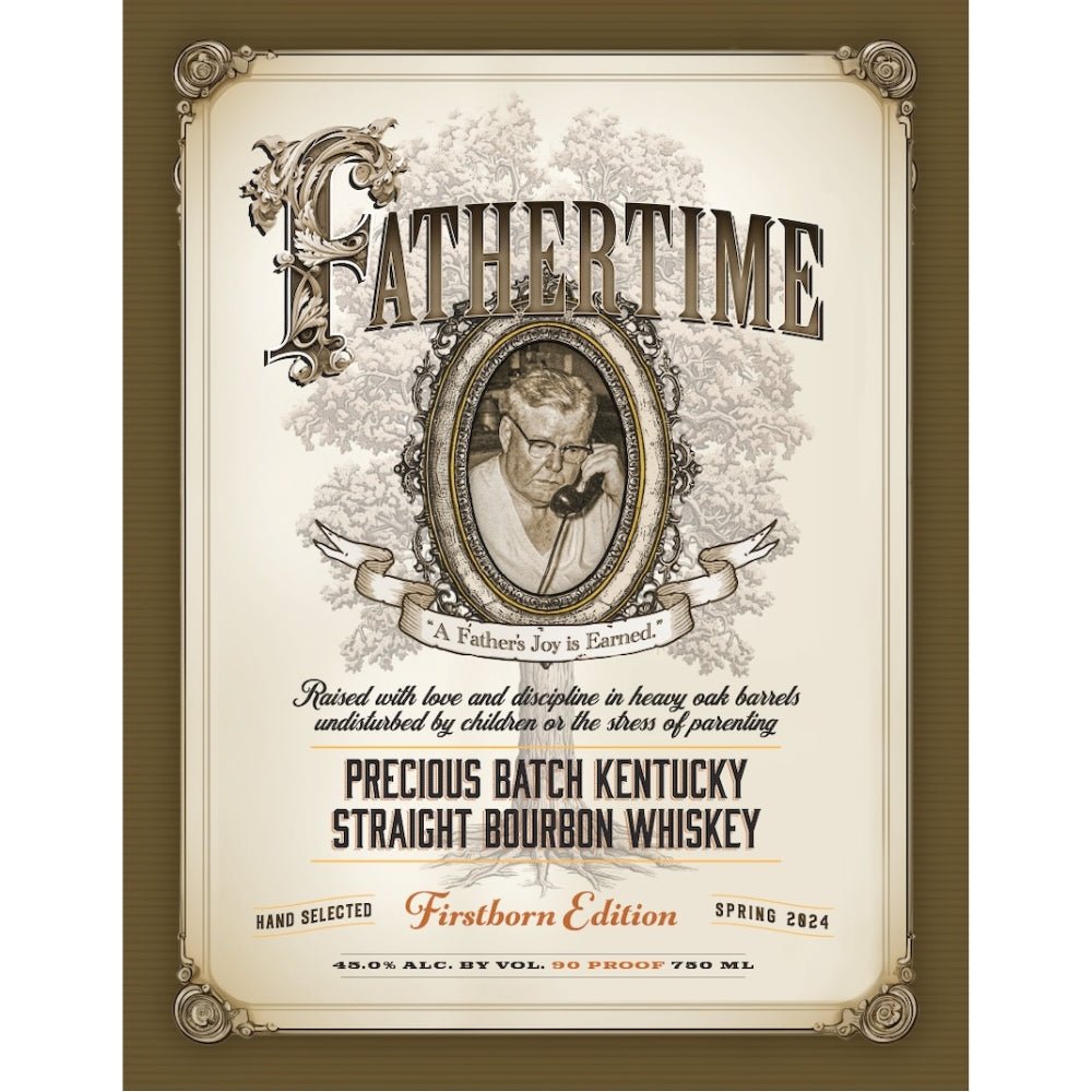 Fathertime Firstborn Edition Bourbon By Jim Gaffigan Bourbon Fathertime   