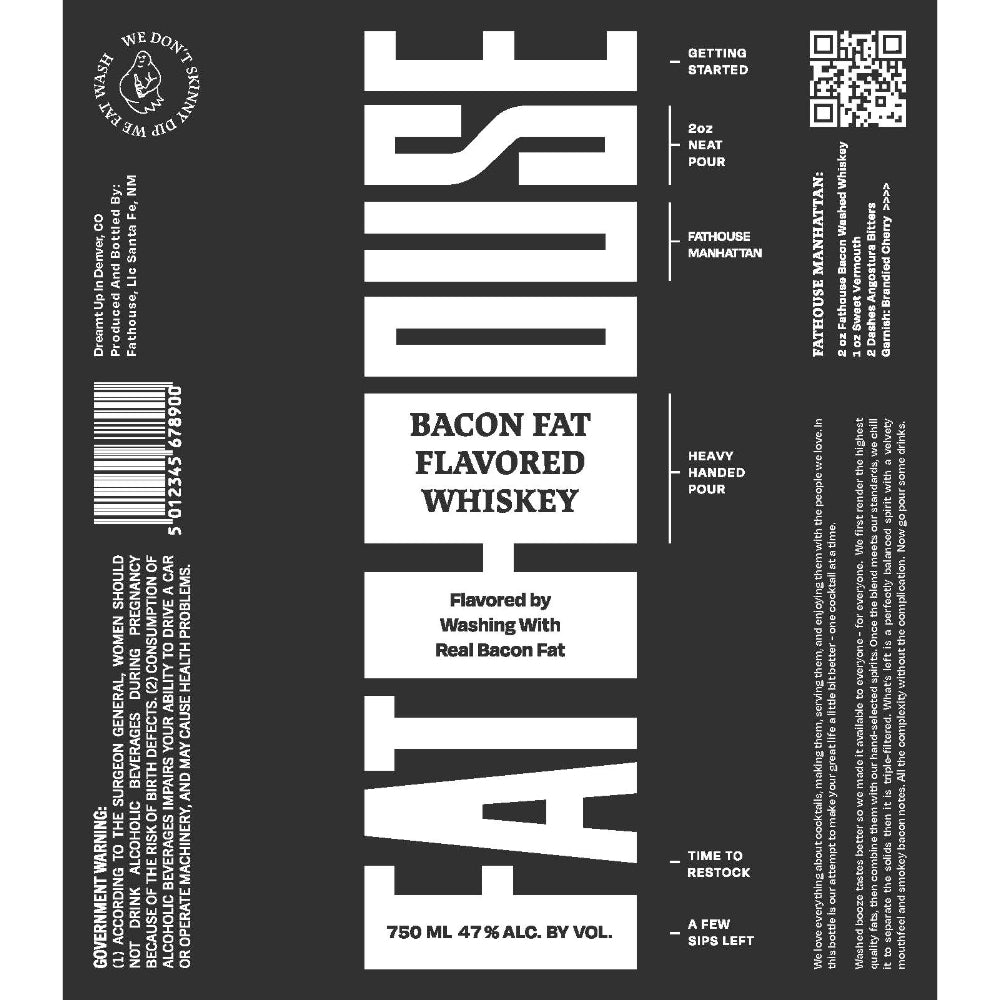 Fathouse Bacon Flavored Whiskey American Whiskey Fathouse   