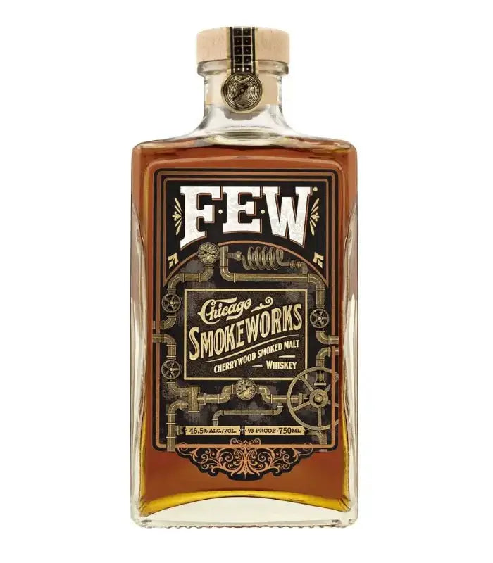 FEW Chicago Smokeworks Cherrywood Smoked Malt Whiskey 750mL American Whiskey FEW Spirits   