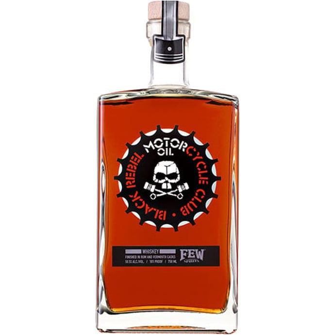 FEW Motor Oil Black Rebel Motorcycle Club Whiskey American Whiskey FEW Spirits