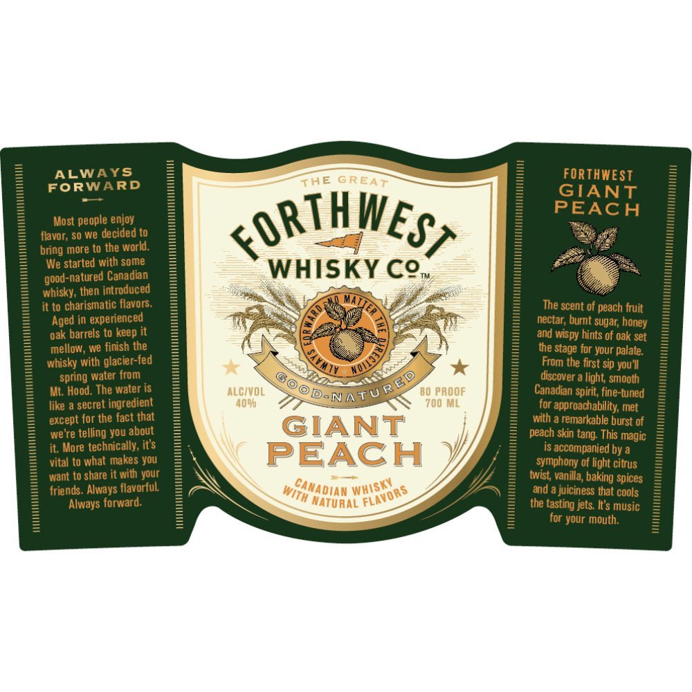 Forthwest Giant Peach Whisky Canadian Whisky Forthwest Whisky Co   