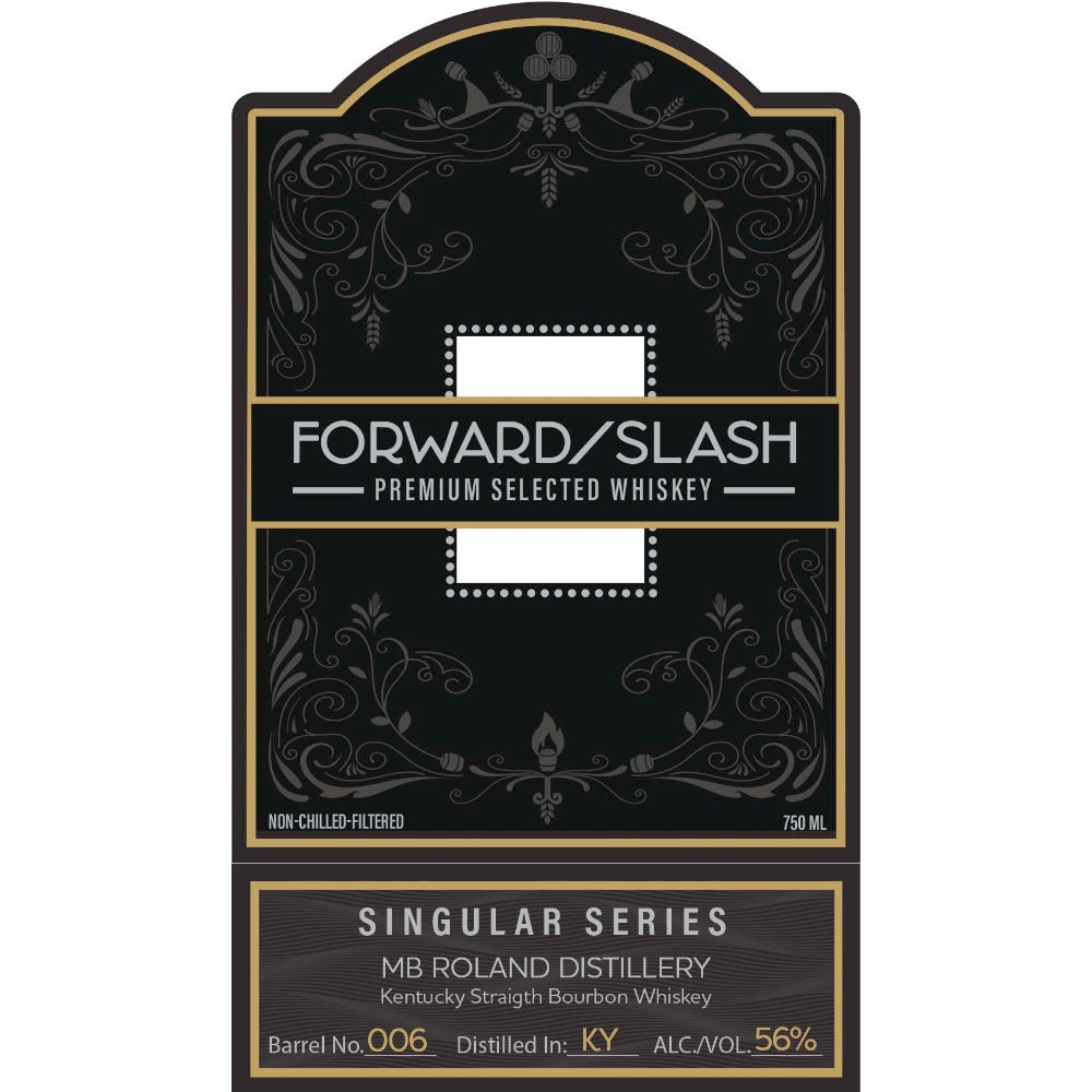 Forward/Slash Singular Series MB Roland Kentucky Straight Bourbon Bourbon Forward/Slash   